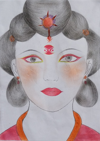 纸妆作品